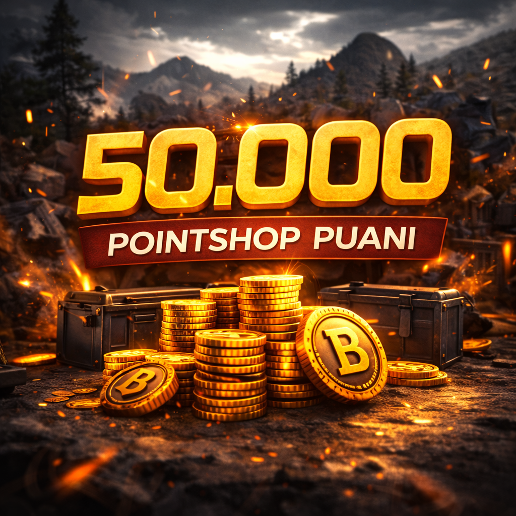 💎 50.000 Pointshop Puanı